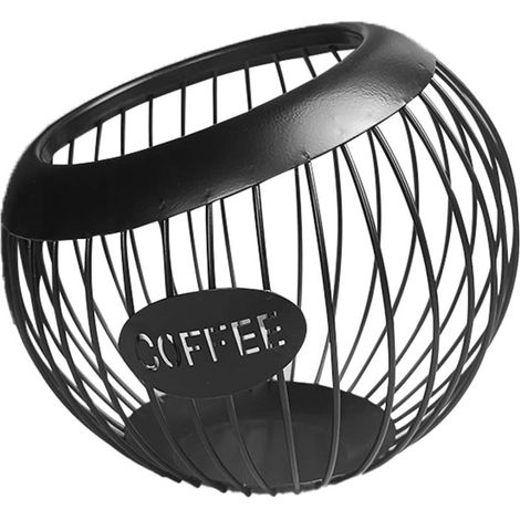 Support pour Capsules de Café, Rangement Comptoir et Bar, Panier de Stockage pour Capsules d'Espresso Grande Capacité (1/5)
