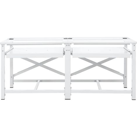 vidaXL Pedestal para Lavadora Acero (1/2)