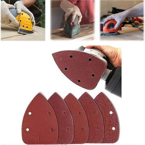 60 feuilles abrasives mixtes pour ponceuse orbitale Black & Decker ( ) (1/5)