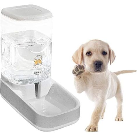 Automatischer Trinkbrunnen für Haustiere – leiser Wasserspender mit Filter, ideal für mittelgroße Katzen und Hunde, fördert die Trinkbereitschaft - Crezuo