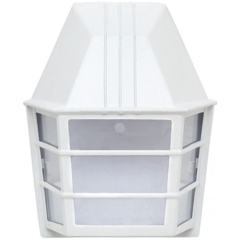 FAB 149861001 Aplique Exterior Aluminio Acrux 1xe27 Blanco Ip23 24x20x11,5 Cm (1/2)