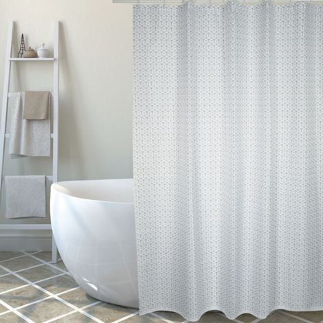 copy of Cortina de ducha Poliéster 180x200cm CALIDAD PREMIUM - Anillas incluidas MSV