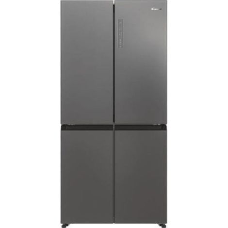 Candy – Réfrigérateur américain multi-portes 400L – No Frost – Classe E – Silver – Technologie Low Frost pour moins de givre (1/5)