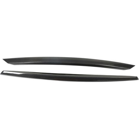 Couverture de revêtement d'habillage de coffre arrière de voiture en Fiber de carbone, couvercle de hayon, cadre de poignée de saisie, décor de remplacement pour Infiniti Q50 2014 – 2017 (1/5)