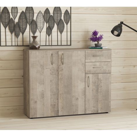 KIT MOBILE 3A+2C 106X36X83 CM ROVERE PL.- 1,0 pz