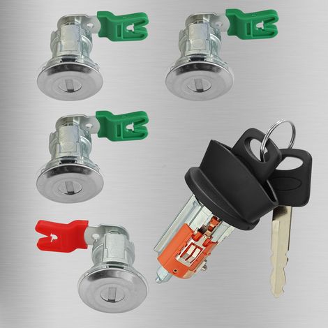 Kit de contacteur d'allumage et de verrouillage de porte pour Ford E150 et E250 (DL5886 703369 597638) (1/4)