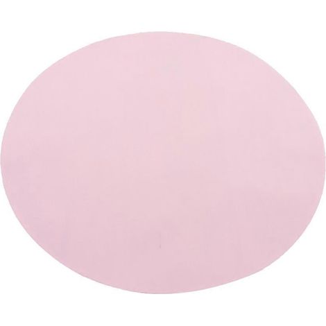 Tapis d'alimentation rond en silicone pour animaux de compagnie, antidérapant et imperméable, pour chiens et chats - Rose (1/5)