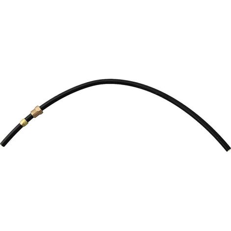 Tuyau haute pression pour compresseur d'air en nylon, compatible avec pressostat et clapet anti-retour. Longueur pratique de 300 mm. (1/5)