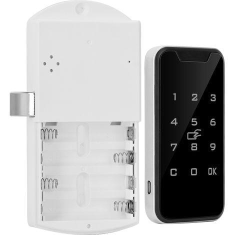 Serrure électronique intelligente numérique RFID à code PIN et clavier tactile pour armoire/classeur