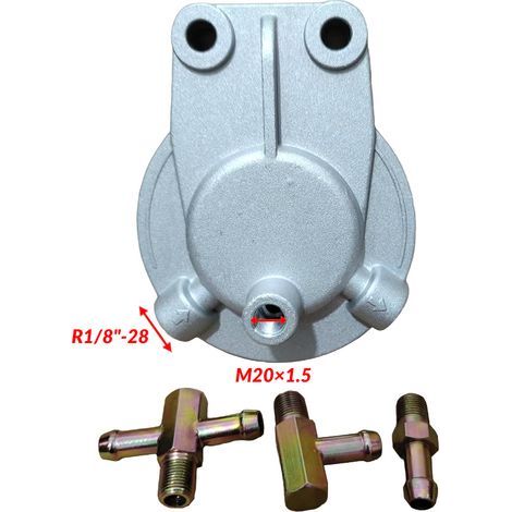 129004-55612 Support de filtre compatible Yanmar 4TNV94 / Hitachi ZX30U-3