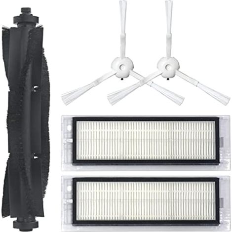 Accessoires de rechange pour aspirateur robot 360 S5 S7 : brosse rotative, brosse latérale, filtre HEPA, chiffons de nettoyage, peignes