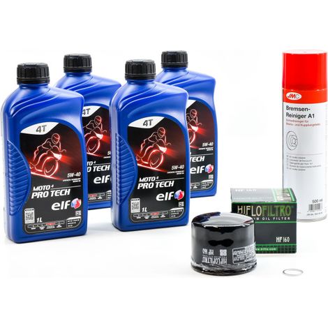 Kit Entretien Vidange pour BMW R 1250 GS Adventure de 2019 à 2023 - ELF MOTO 4 PRO TECH 5w40 4L