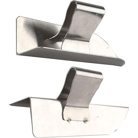 Truelles d'angle Intérieur/Extérieur 90° en Acier Inoxydable – pour Cloisons Sèches, Béton et Plâtre, fléchit à l'angle Parfait Lorsque la cloison sèche est plâtrée (2 Pièces, 1.57"x5.7") (1/5)