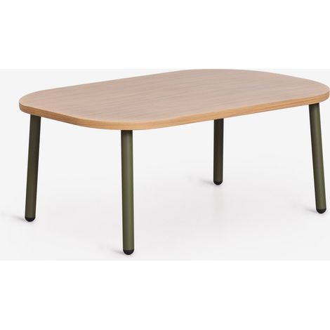 Tavolino da giardino ovale 90x60 cm in acciaio Zunika SKLUM            