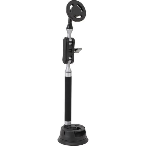 Support de fixation à ventouse pour pare-brise, en alliage d'aluminium, pour téléphone, caméra sportive et tablette. Compatible avec les vitres avant. (1/5)