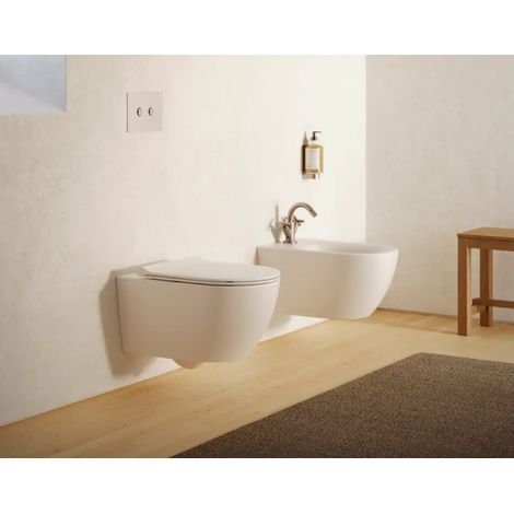 Sanitari Sfera 50 Sospesi 50x35 cm Silentech con Copriwater (1/5)