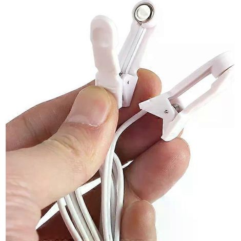 25-mm-Ohrclips, Verbindungskabel, leitfähiger Standardstift, Muskelstimulator, digitale Therapie, TENS-Gerät, Werkzeugmaschine (1/4)