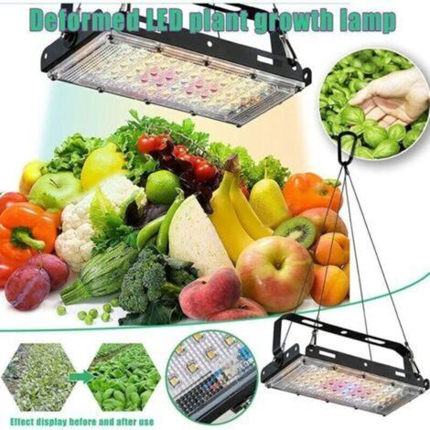 Full Spectrum Grow Light Support étanche extérieur Cordon de prise 100W avec interrupteur (1/3)
