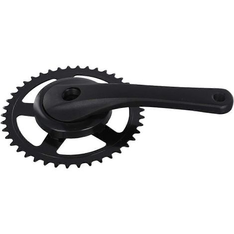 Kurbelgarnitur aus Aluminiumlegierung mit 42 Zähnen und 170 mm Länge für Fixie-Bikes, E-Bikes, Rennräder und Mountainbikes, kompatibel mit Vierkant-Innenlager. (1/5)