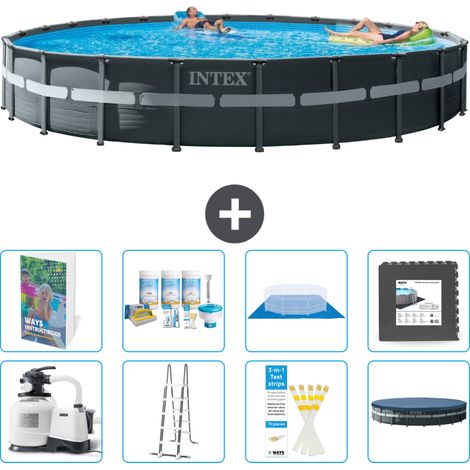 Intex Piscina Ultra XTR Rotonda - 732x132 cm - 9-pezzi S581
