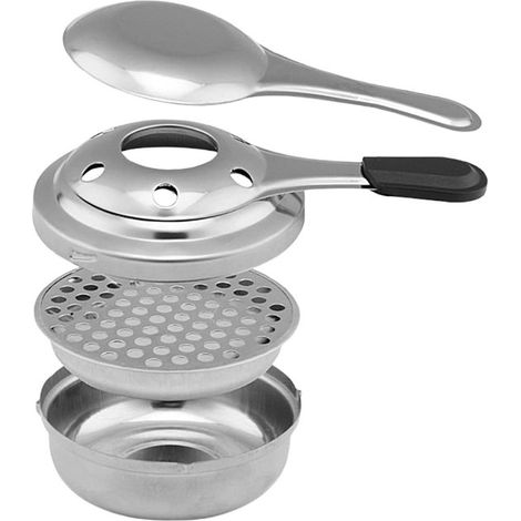 Hornillo de alcohol,quemador de alcohol,hornillos de alcohol para camping,hornillos de alcohol portátiles de acero inoxidable con parrilla (1/5)
