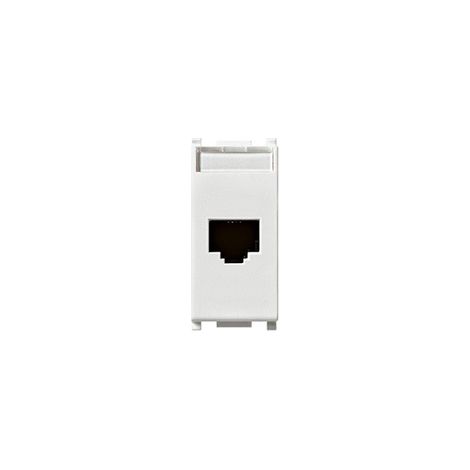 14339.4 Prise RJ45 Netsafe Cat5E UTP 110 Blanc Plane