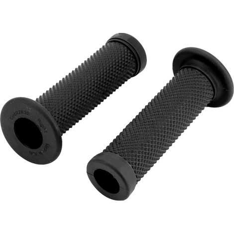 Poignées de guidon moto vintage universelles 22mm, 2 pièces, décor étoile, embouts de guidon noirs (1/3)