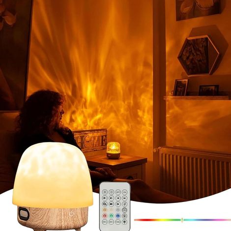 Veilleuse Bluetooth avec projecteur de vagues de l'océan (1/5)