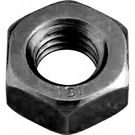 500 écrous HU classe (8) DIN934 acier zingués noir mm - Diamètre 7 mm mm