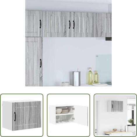 Rangement cuisine -  Armoire de cuisine Gris Sonoma 50 x 31 x 40 cm (1/5)