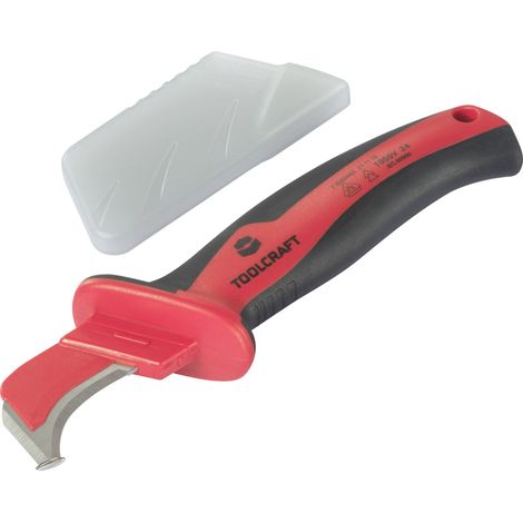 TOOLCRAFT TO-9625914 VDE DIN EN 60900 Couteau à dénuder adapté pour câbles ronds A768263 (1/5)