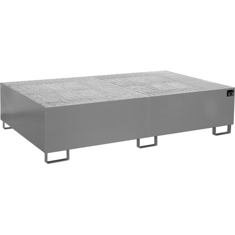 Bauer Regalwanne RW-GR 2200-2, lackiert, Mausgrau