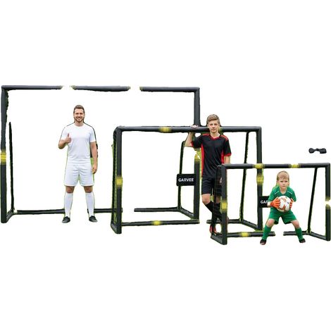But de football, cadre en acier robuste, assemblage facile, 240cm (1/2)