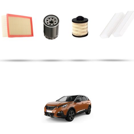 Kit tagliando 4 filtri compatibile con Peugeot 3008 II 2.0 BluHDI 133kw Dal 2016 (1/5)