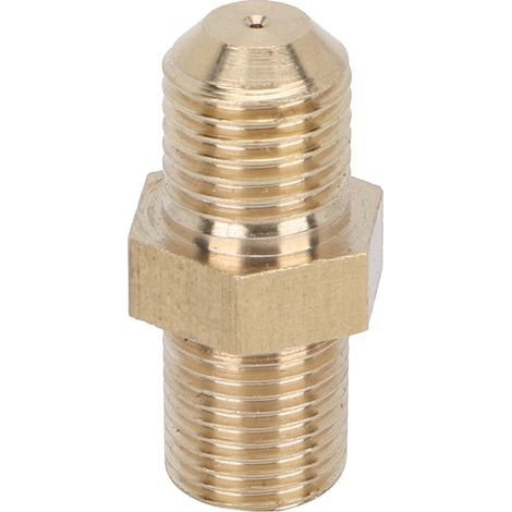 Adaptateur d'arrivée d'huile 4AN avec restrictor 1,0mm pour turbo GT28/GT30/GT35R à roulement à billes (1/5)
