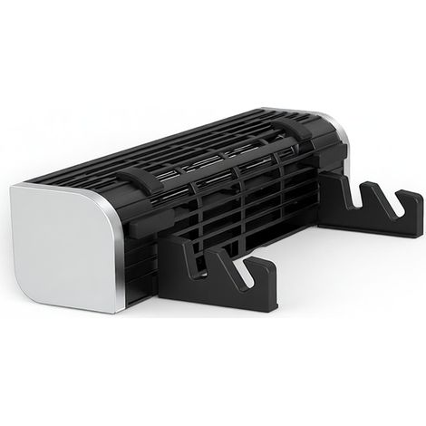 Olmaster CF-1691 Ventilateur de refroidissement USB pour ordinateur portable, support de ventilateur pour ordinateur portable et téléphone, ventilateur à axe horizontal, noir (1/5)