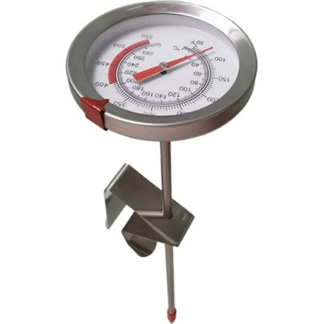 High Temperature Stainless Steel Food Thermometer with 40cm Probe (1/5)
