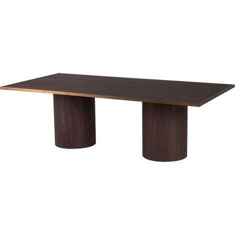 Table à manger Noblesse en MDF et acier inoxydable 240 x 120 x 76 cm
