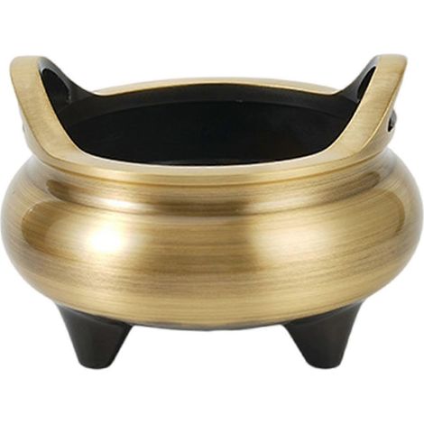 Trépied décoratif chinois en bronze pour brûleur, adapté à une présentation sur bureau, support de pont multifonctionnel. (1/5)