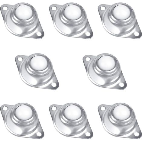 CSPARKV 8 Stück Kugelrollen, Transferlager, Förderradrollen für Möbel, Nylon-Kugelrollen, Transferkugelrollen für Förderbänder, Getriebe, Möbel