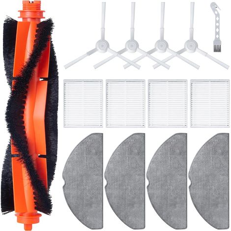 Spare Parts Kit for Robot Vacuum Cleaner – 14 Accessories: Main Brush, HEPA Filters, Pads and Side Brushes (1/4)