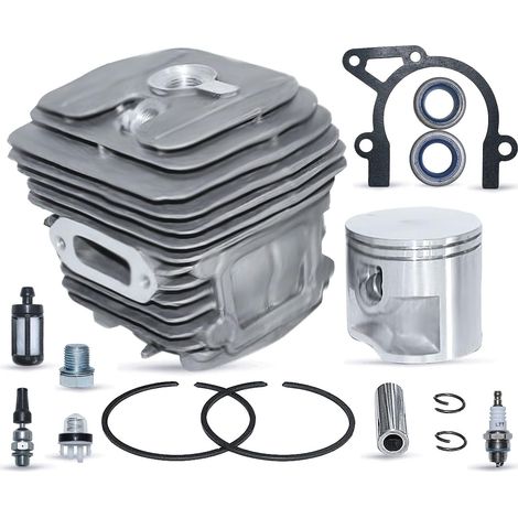 Segment de joint de piston de cylindre 50 mm pour scie à tronçonner Stihl TS410 TS420 4238 020 1202, Kit piston de cylindre, Bougie, Valve de décompression, Bouchon, Filtre à carburant, Pompe d'amorça (1/5)
