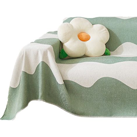 Housse De Canapé - Jacquard En Chenille - Pour Canapé 1 Place - 180 X 130 Cm Ou 180 X 180 Cm - 1 Pièce (1/5)