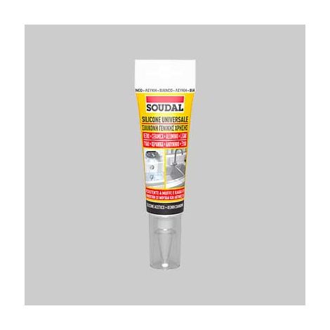 SILICONE UNIVERSALE IN BLISTER SOUDAL 60 ml - Trasparente