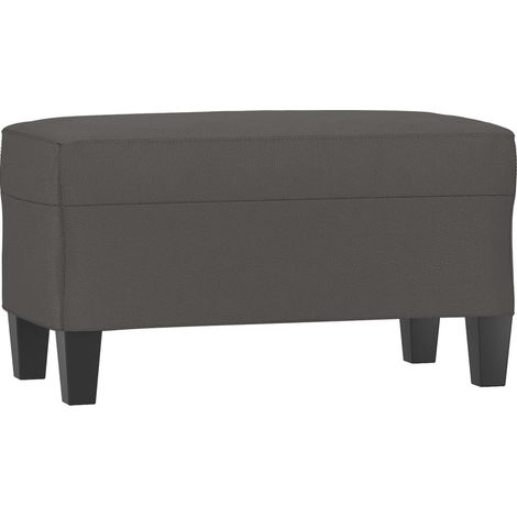Banco/banco 70 x 35 x 41 cm sintético gris 020010617