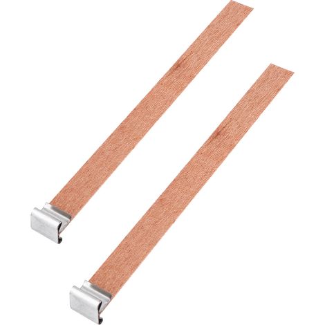 Lot de 40 supports de mèche en bois pour bougies en cire, pour la fabrication artisanale de bougies.