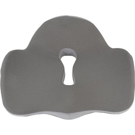 Cojín de asiento de espuma viscoelástica - Diseño ergonómico - Diseño de rebote lento, adecuado para oficinas y automóviles - Diseño transpirable - Proporciona la máxima comodidad. (1/5)