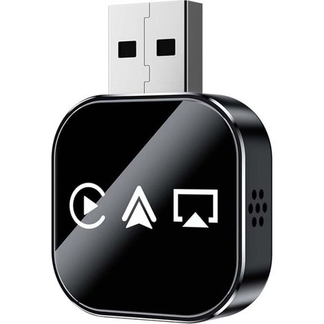 Adapter – 3-in-1-WLAN-Adapter für CarPlay – kabelgebundene und kabellose Bildschirmspiegelung und Audiokopplung – iOS/Android – 2,4/5-GHz-WLAN (1/5)