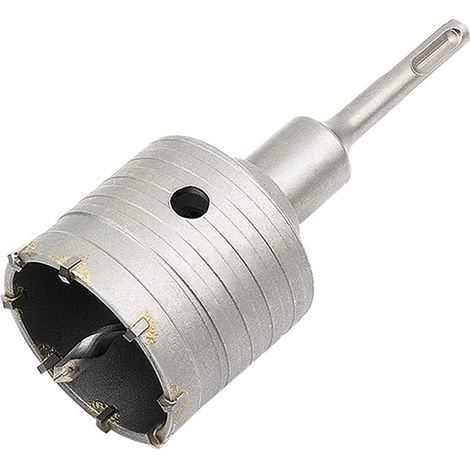 Scie à Cloche Trépan Béton avec Adaptateur SDS Plus 110 mm, Pour Brique Béton Ciment Pierre (68mm+110mm SDS Plus Adaptateur) (1/5)