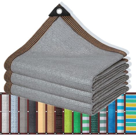 1 Voile d'ombrage, 90% occultation, protection UV, filet jardin, 2x3m, extérieur